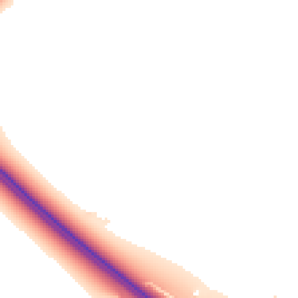 Night-time road noise heatmap for L32 3XP