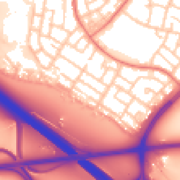 Daytime road noise heatmap for L32 3XX