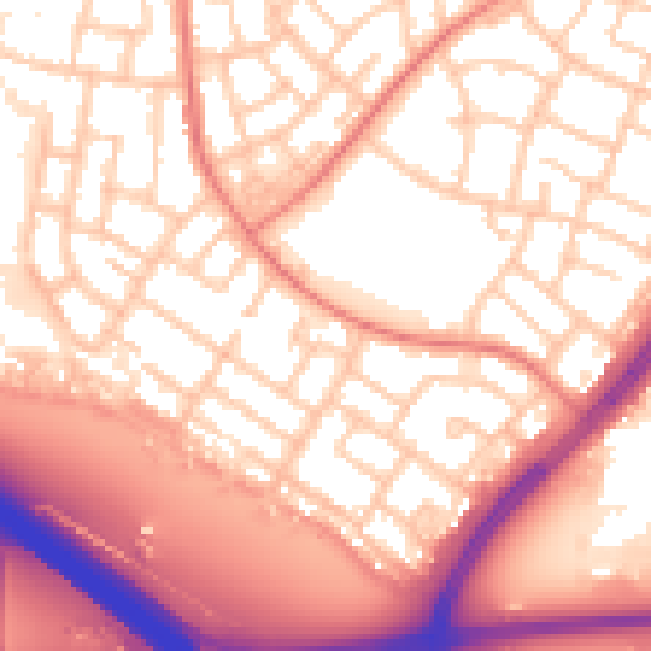 Daytime road noise heatmap for L32 3YB