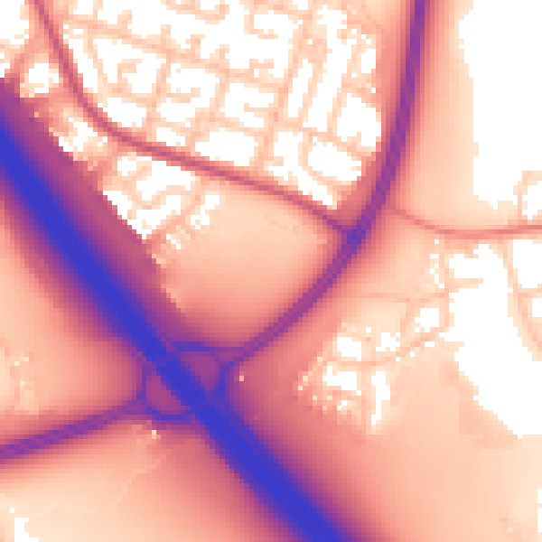 Daytime road noise heatmap for L32 4AD