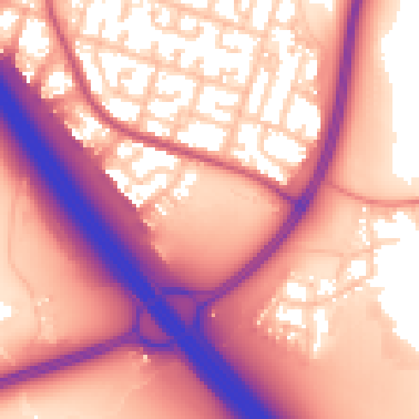 Daytime road noise heatmap for L32 4AF
