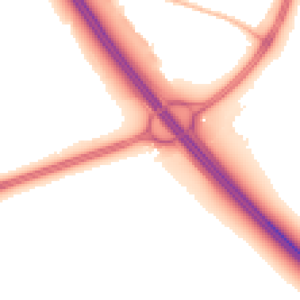 Night-time road noise heatmap for L32 4SF