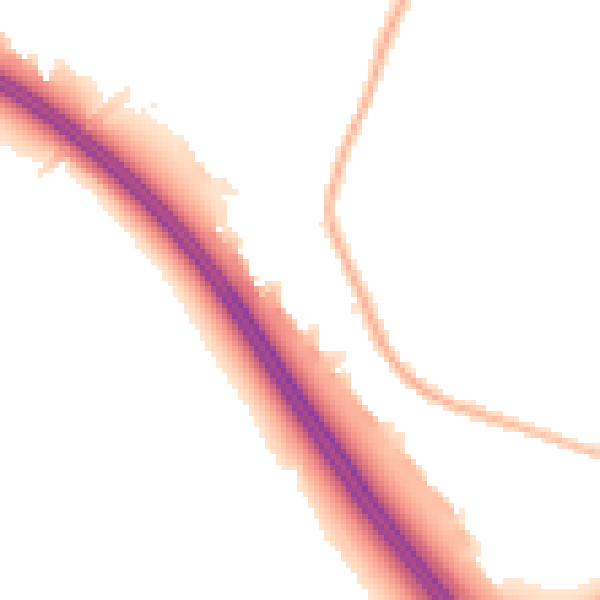 Night-time road noise heatmap for L32 4SG