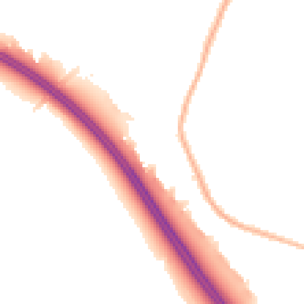 Night-time road noise heatmap for L32 4SQ