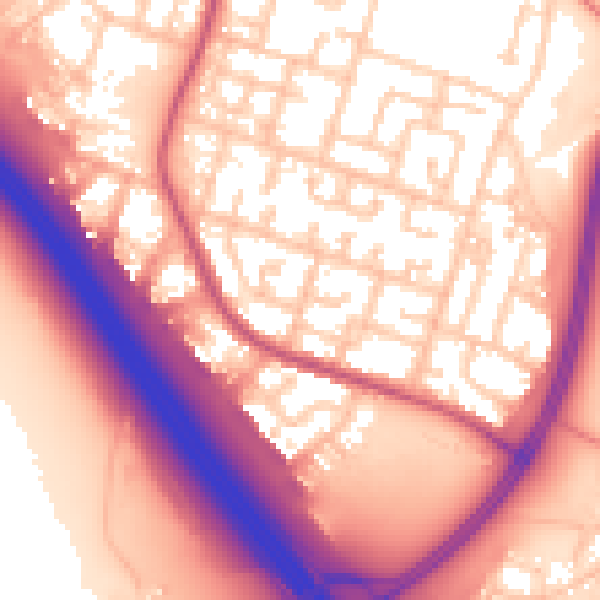 Daytime road noise heatmap for L32 4UE