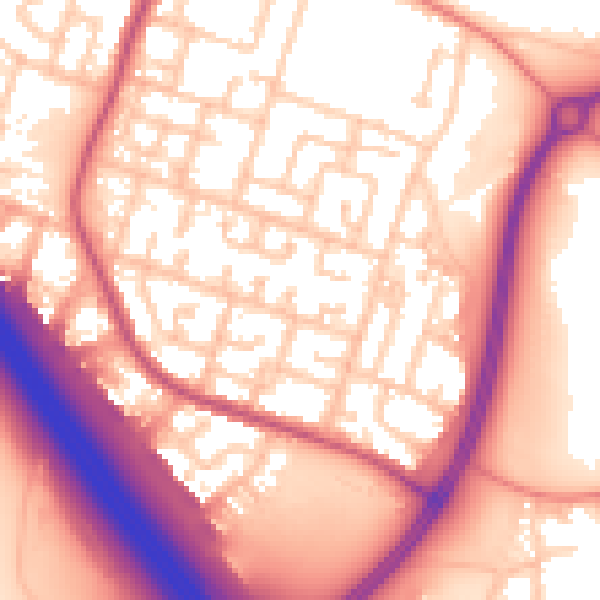 Daytime road noise heatmap for L32 4US