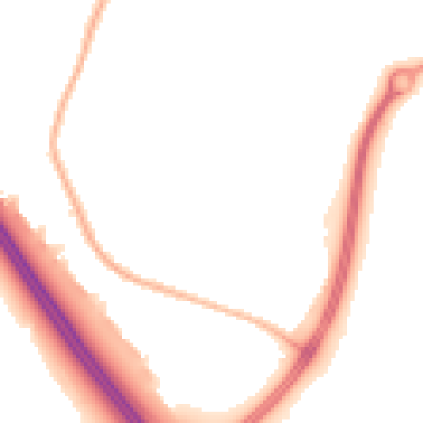 Night-time road noise heatmap for L32 4US