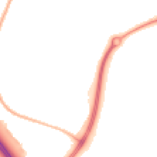 Night-time road noise heatmap for L32 5SU