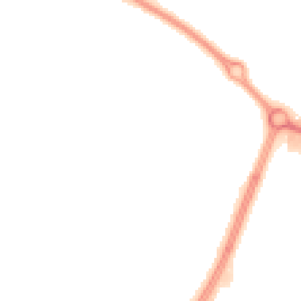 Night-time road noise heatmap for L32 6AB