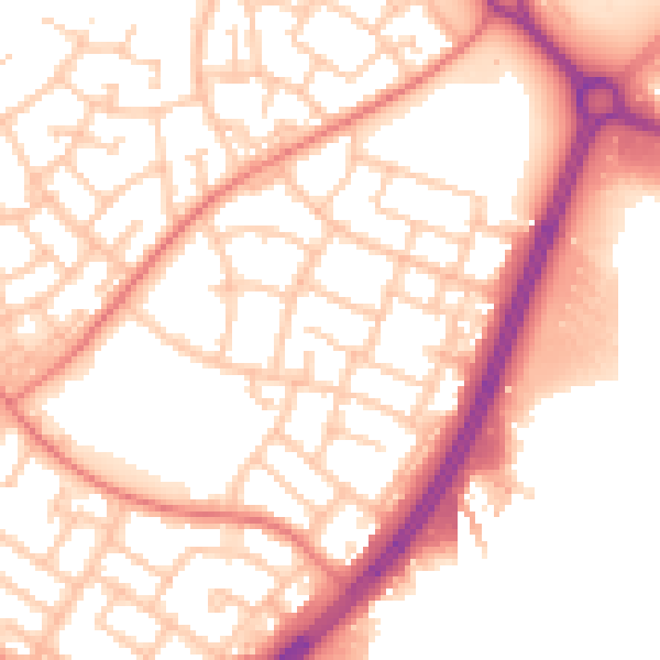 Daytime road noise heatmap for L32 6RJ