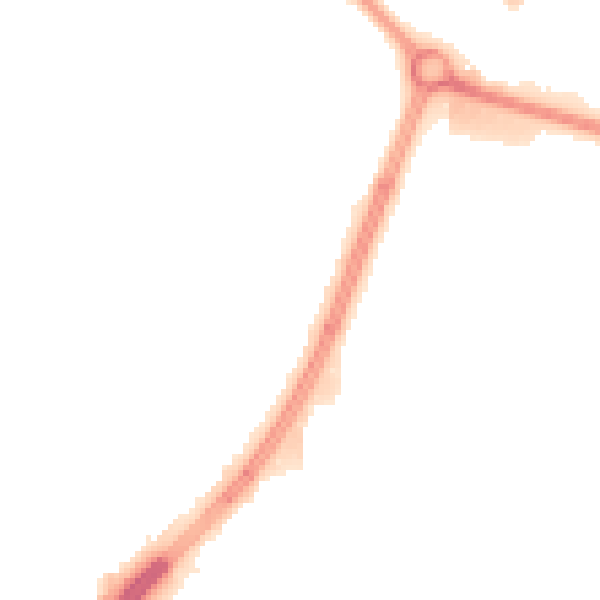 Night-time road noise heatmap for L32 6RT