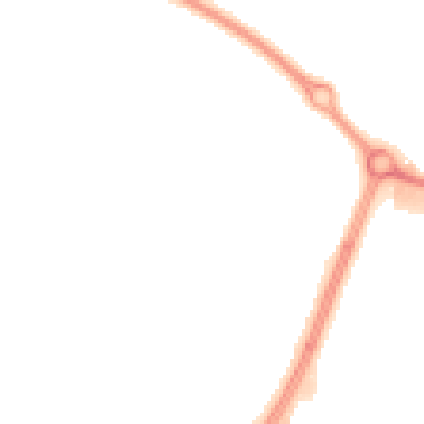 Night-time road noise heatmap for L32 6RX