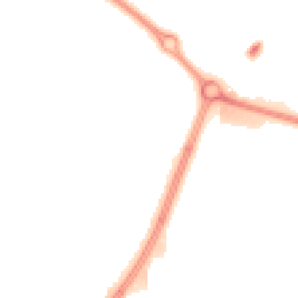 Night-time road noise heatmap for L32 6SJ