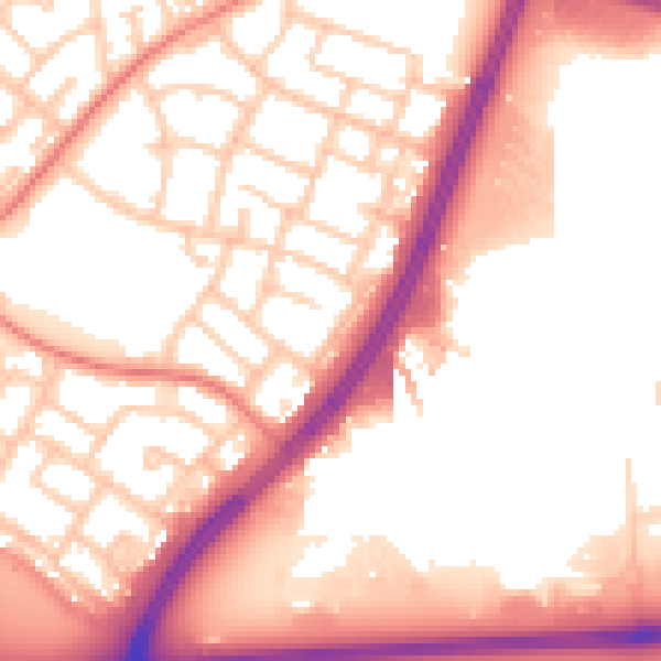 Daytime road noise heatmap for L32 7PB