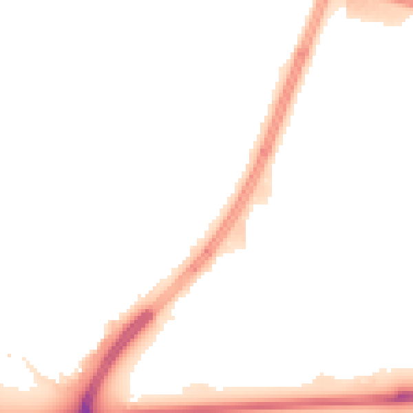 Night-time road noise heatmap for L32 7PB