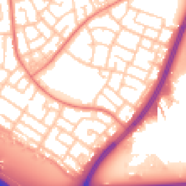 Daytime road noise heatmap for L32 7PR