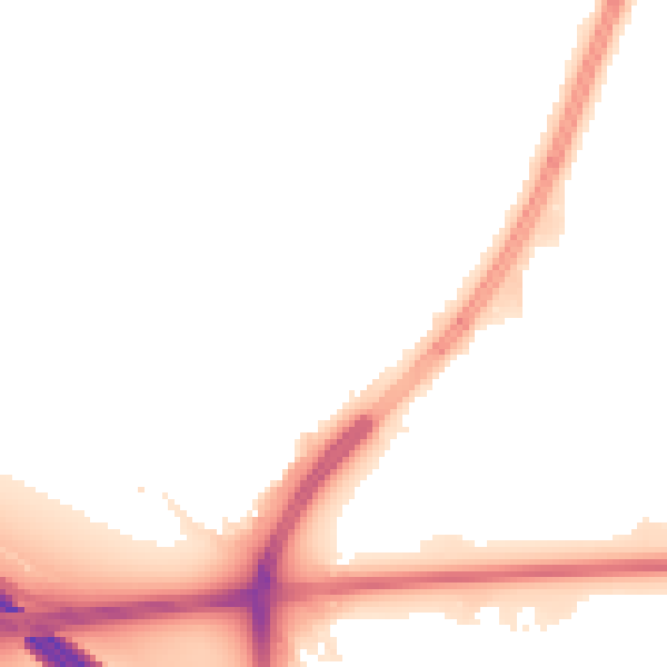 Night-time road noise heatmap for L32 7QE