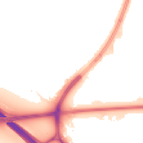 Night-time road noise heatmap for L32 7QH