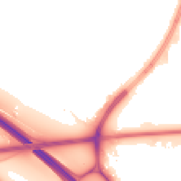 Night-time road noise heatmap for L32 7QN