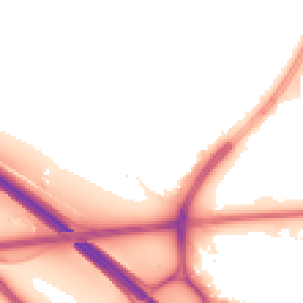 Night-time road noise heatmap for L32 7QT