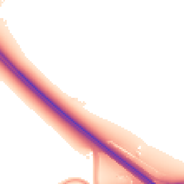 Night-time road noise heatmap for L32 7RN