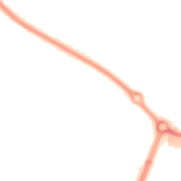 Night-time road noise heatmap for L32 8TN
