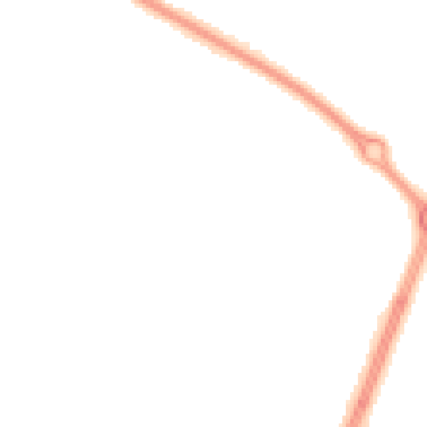 Night-time road noise heatmap for L32 8TU