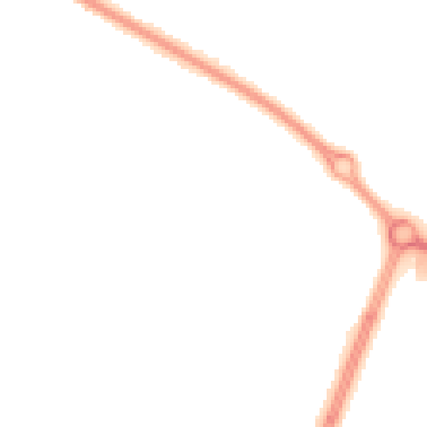 Night-time road noise heatmap for L32 8UB