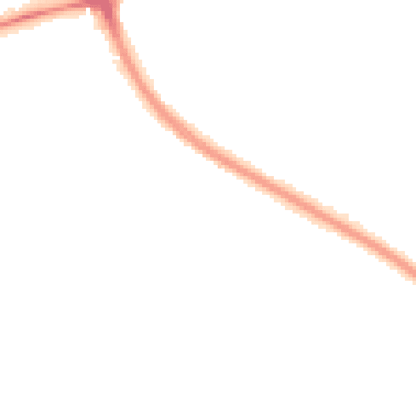 Night-time road noise heatmap for L32 8UL