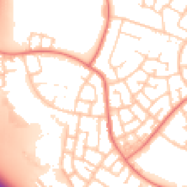Daytime road noise heatmap for L32 9QE