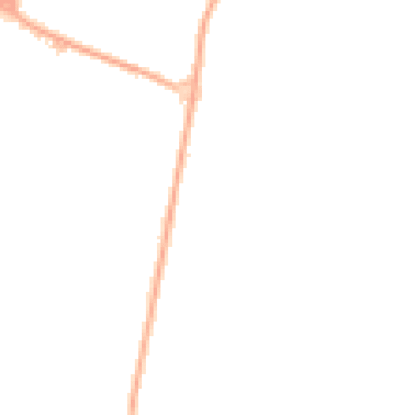 Night-time road noise heatmap for L34 0BA