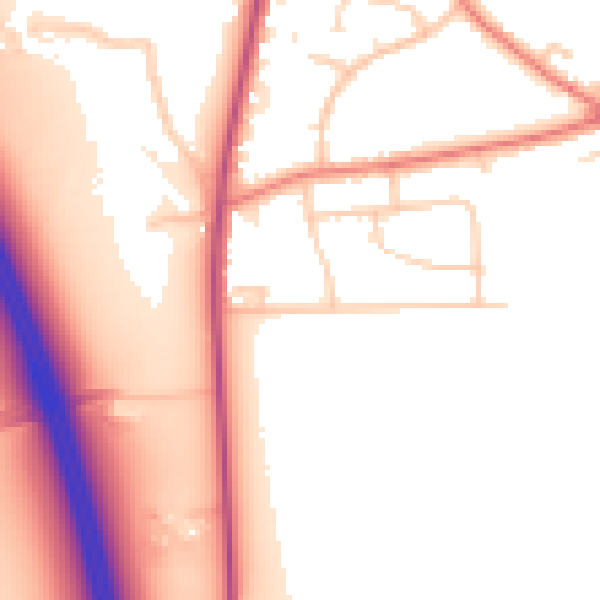 Daytime road noise heatmap for L34 0EA