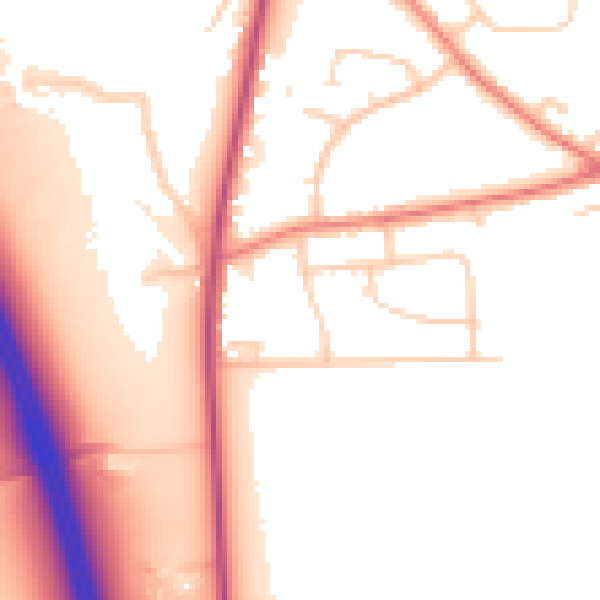 Daytime road noise heatmap for L34 0ED