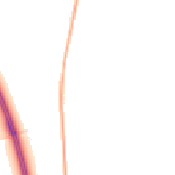 Night-time road noise heatmap for L34 0ED