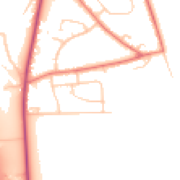 Daytime road noise heatmap for L34 0EE
