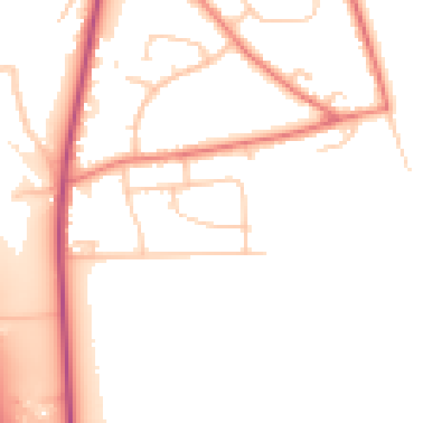 Daytime road noise heatmap for L34 0EF
