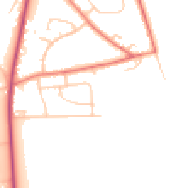 Daytime road noise heatmap for L34 0EJ