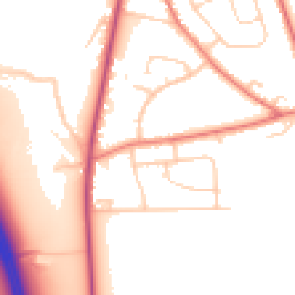 Daytime road noise heatmap for L34 0ER