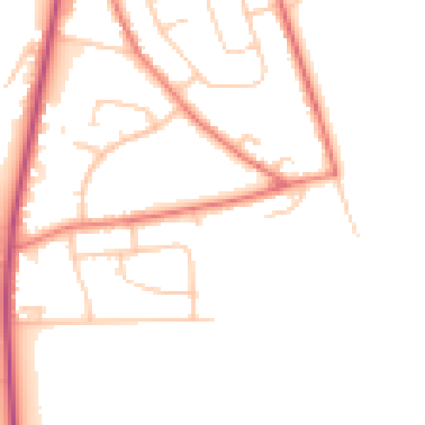 Daytime road noise heatmap for L34 0ES