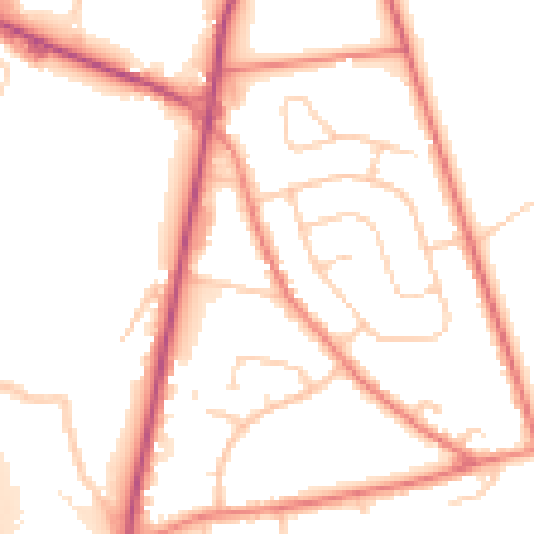 Daytime road noise heatmap for L34 0EZ