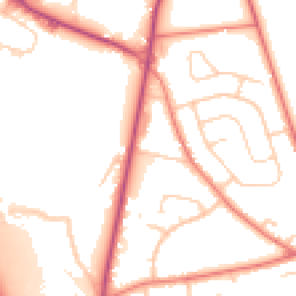 Daytime road noise heatmap for L34 0HD
