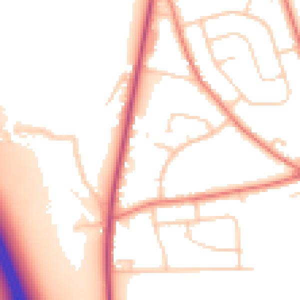 Daytime road noise heatmap for L34 0HH