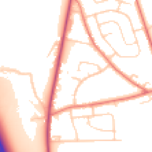 Daytime road noise heatmap for L34 0HL