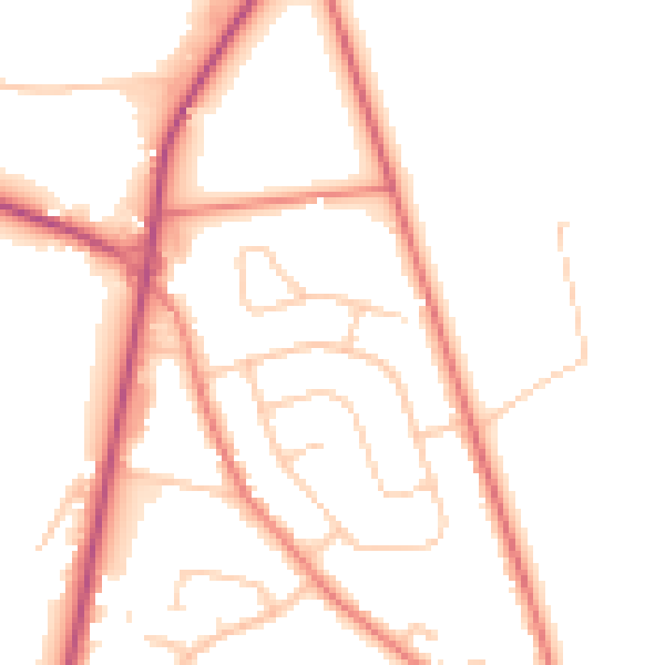 Daytime road noise heatmap for L34 0HN