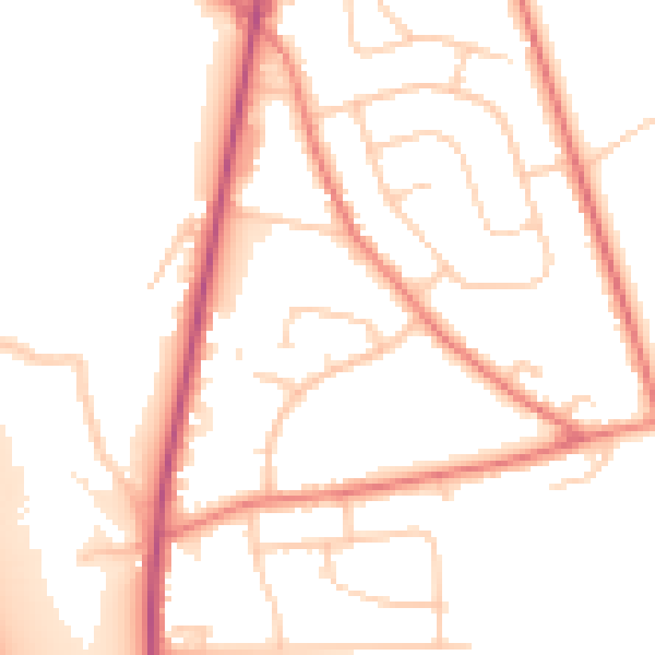 Daytime road noise heatmap for L34 0HP