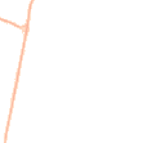 Night-time road noise heatmap for L34 0HZ