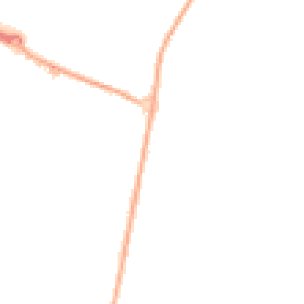 Night-time road noise heatmap for L34 0JB
