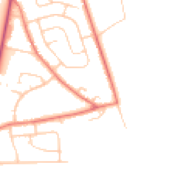 Daytime road noise heatmap for L34 0JF