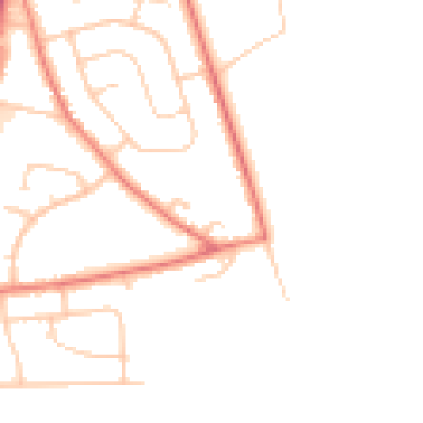 Daytime road noise heatmap for L34 0JG