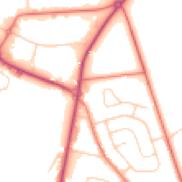 Daytime road noise heatmap for L34 0JW